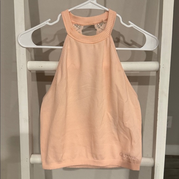 UE Light Peach Lace Halter Top - Picture 1 of 5